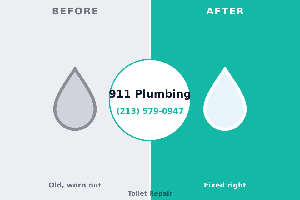 Before and after: plumbing repair Martinsville, IL